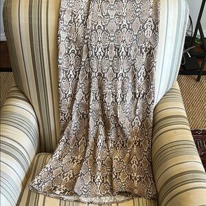 Annie Bing silk Snake Print Women's Skirt